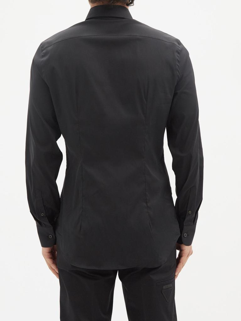 商品Prada|Cotton-blend poplin shirt,价格¥3681,第7张图片详细描述