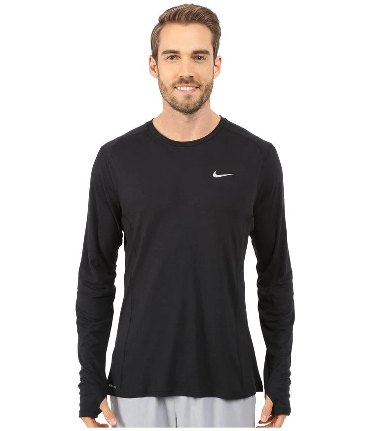 商品NIKE|Dry Miler Long Sleeve Running Top,价格¥219,第1张图片