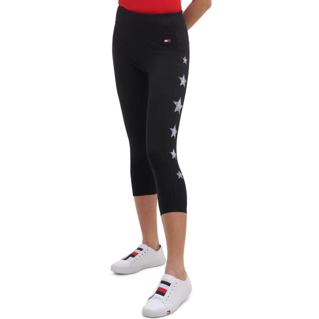 Tommy Hilfiger Sport Womens Star Print Printed Cropped Athletic Leggings商品第2张图片规格展示