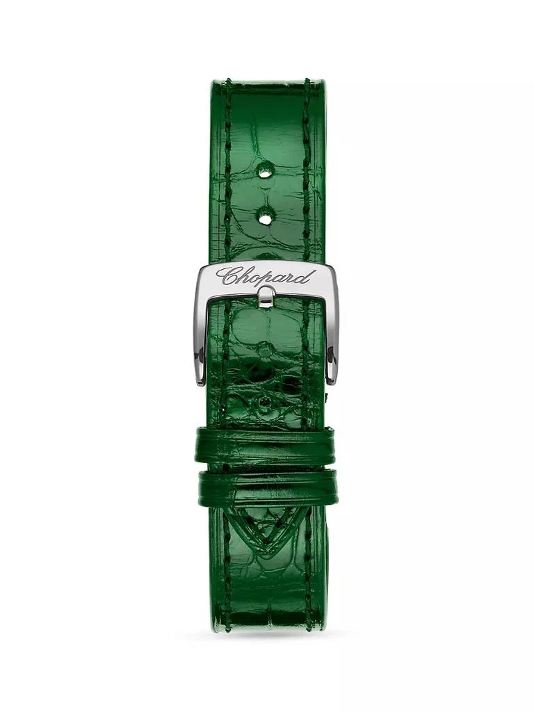商品Chopard|Happy Sport 18K Rose Gold, Stainless Steel, Diamond, & Alligator Leather Strap Watch,价格¥63416,第3张图片详细描述