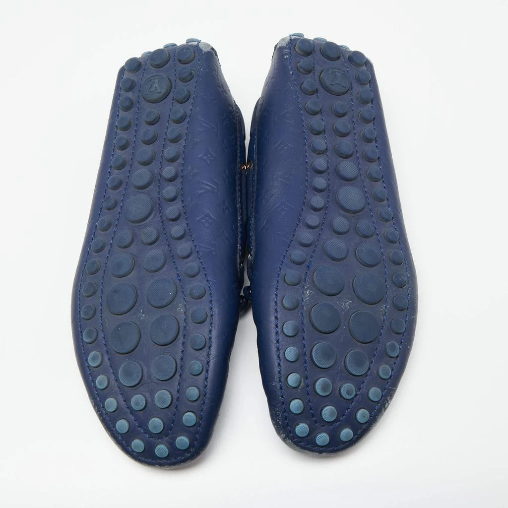 Louis Vuitton Blue Leather Gloria Loafers Size 38 商品
