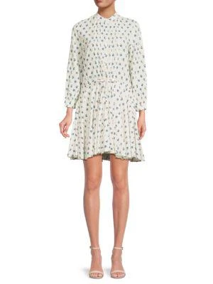 商品Zadig&Voltaire|Ranil Floral A Line Mini Dress,价格¥750,第1张图片