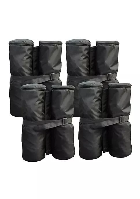 商品Outsunny|33Lbs Canopy Weights Bags For Stability Sandbag Anchor For Gazebo Pop Up Tent Set Of 4 Black,价格¥388,第1张图片