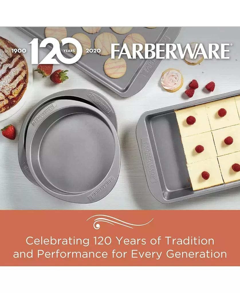 商品Farberware|Nonstick Bakeware Perforated Pizza Pan and Baking Sheet Set, 2-Piece, Light Gray,价格¥194,第4张图片详细描述