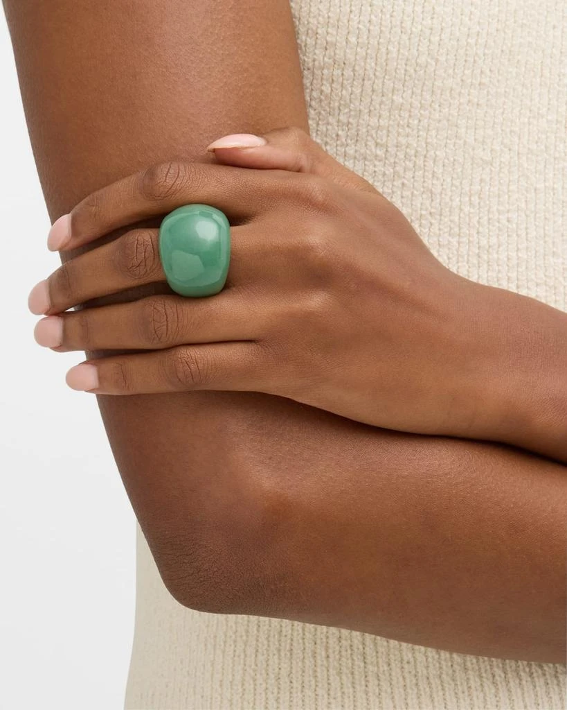 商品NEST Jewelry|Jade Aventurine Stone Statement Ring,价格¥734,第2张图片详细描述