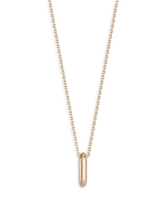 商品Walters Faith|18K Rose Gold Saxon Mini Link Pendant Necklace, 16",价格¥6429,第1张图片详细描述