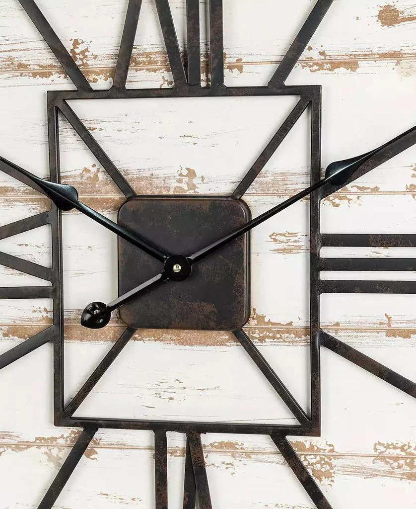 Oversized Farmhouse Wooden Wall Clock 商品