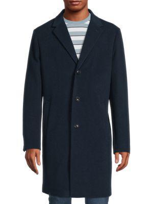 商品Tommy Hilfiger|Addison Wool Blend Single Breasted Coat,价格¥1114,第1张图片