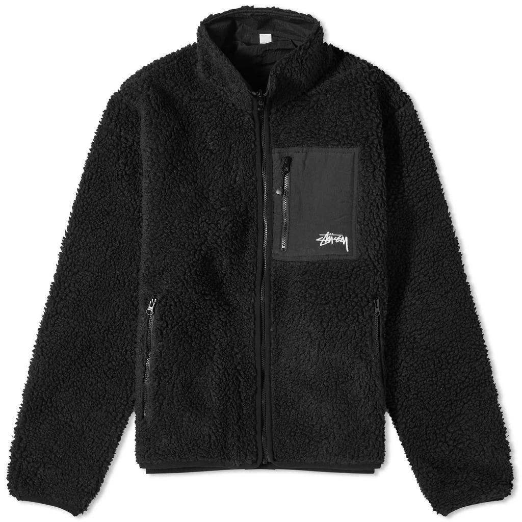 商品STUSSY|Stussy Sherpa Reversible Fleece Jacket,价格¥1841,第1张图片