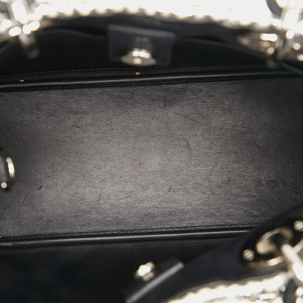 Dior Black & Silver Small Tweed Patch Diorissimo Tote Bag 商品