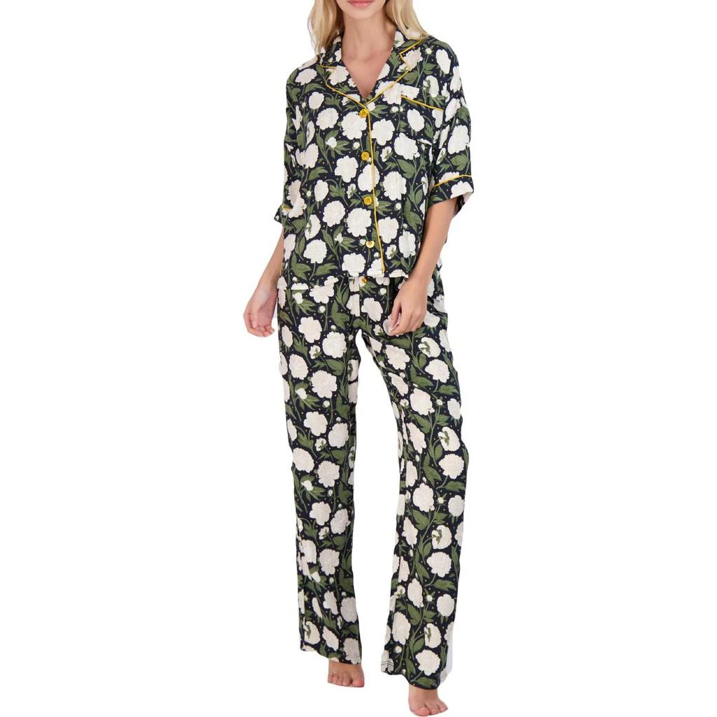 商品P.J. Salvage|PJ Salvage Women's Sateen Loungewear Pajama Set,价格¥176,第2张图片详细描述