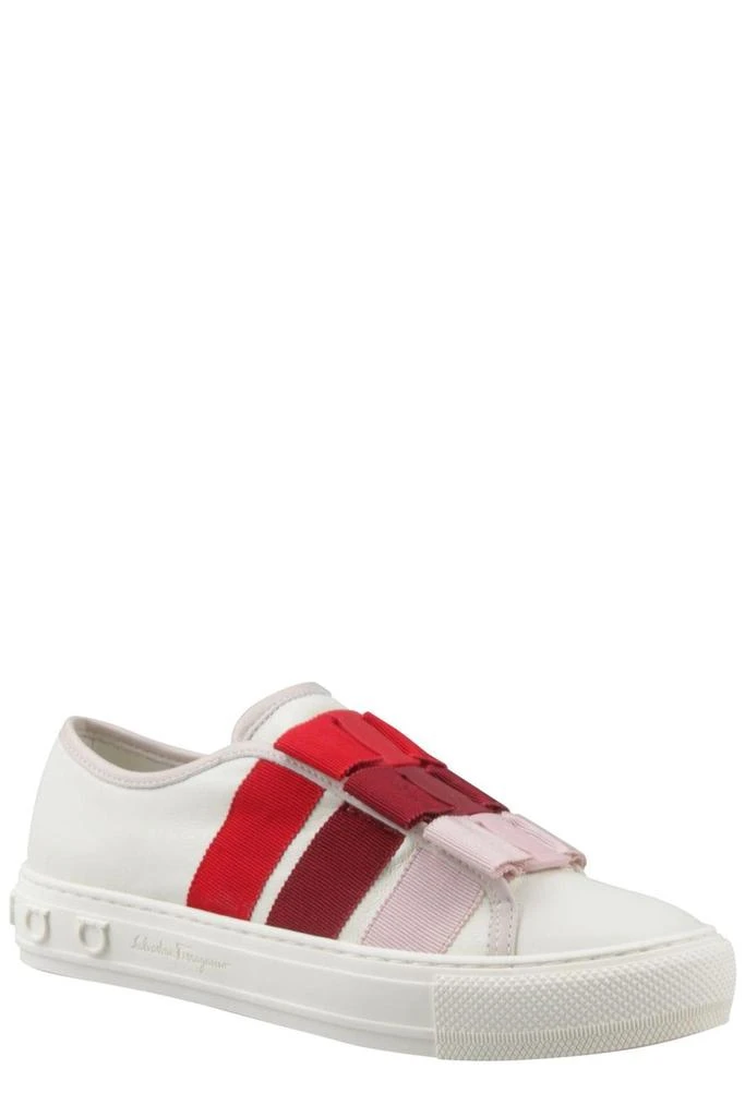 商品Salvatore Ferragamo|Ferragamo Vara Bow Slip-on Sneakers,价格¥3186,第2张图片详细描述