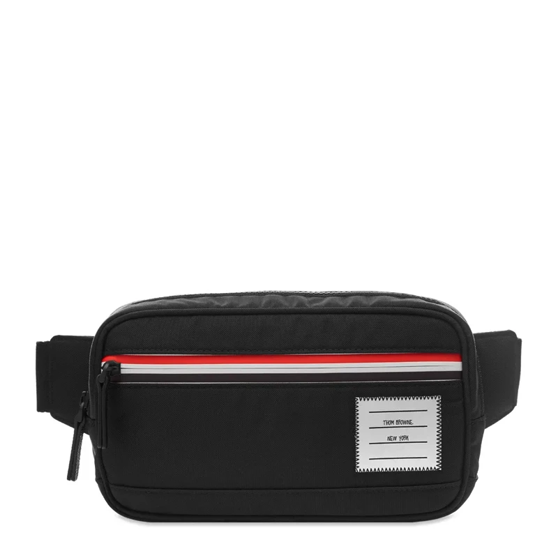 商品[国内直发] Thom Browne|THOM BROWNE 黑色男士腰包 MAG225A-06551-001,价格¥4883,第1张图片