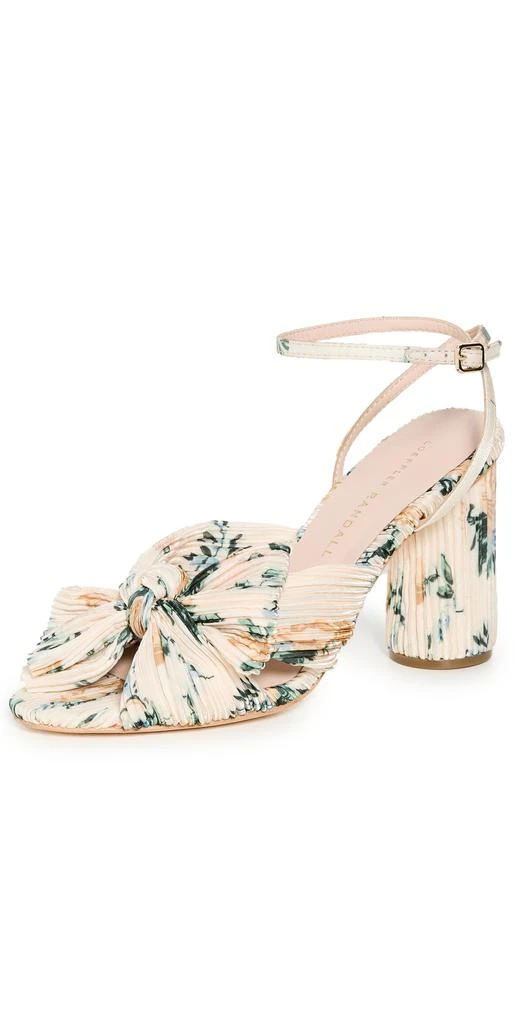 商品Loeffler Randall|Loeffler Randall Camellia 褶皱蝴蝶结高跟鞋,价格¥883,第1张图片