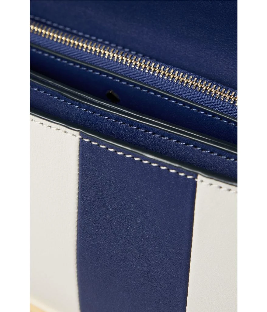 商品Kate Spade|Carlyle Striped Smooth Leather Medium Shoulder Bag,价格¥1450,第3张图片详细描述