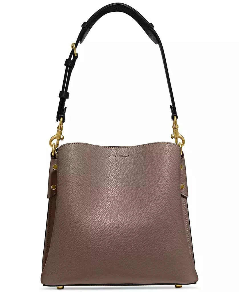 商品Coach|Pebble Leather Willow Bucket Bag with Convertible Straps,价格¥1323,第4张图片详细描述