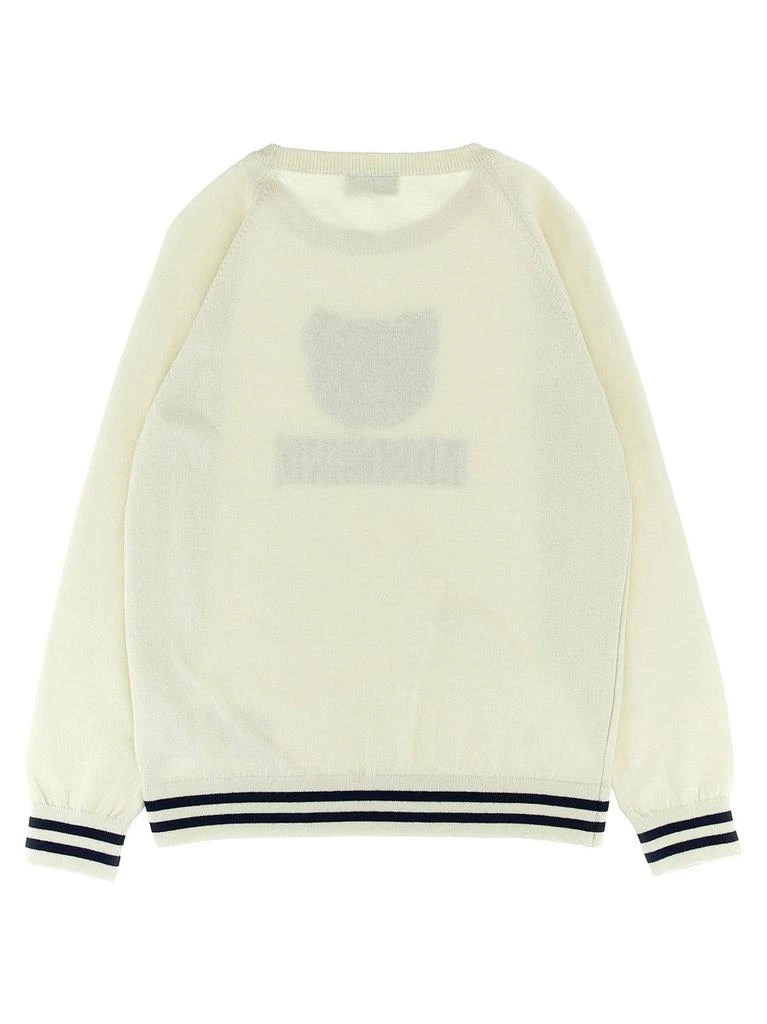 商品Moschino|Moschino Kids Logo Intarsia Sweater,价格¥1449,第2张图片详细描述