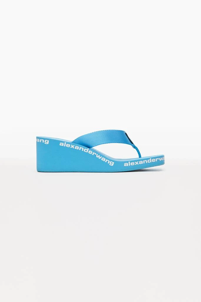 商品Alexander Wang|AW WEDGE FLIP FLOP IN NYLON,价格¥559,第1张图片