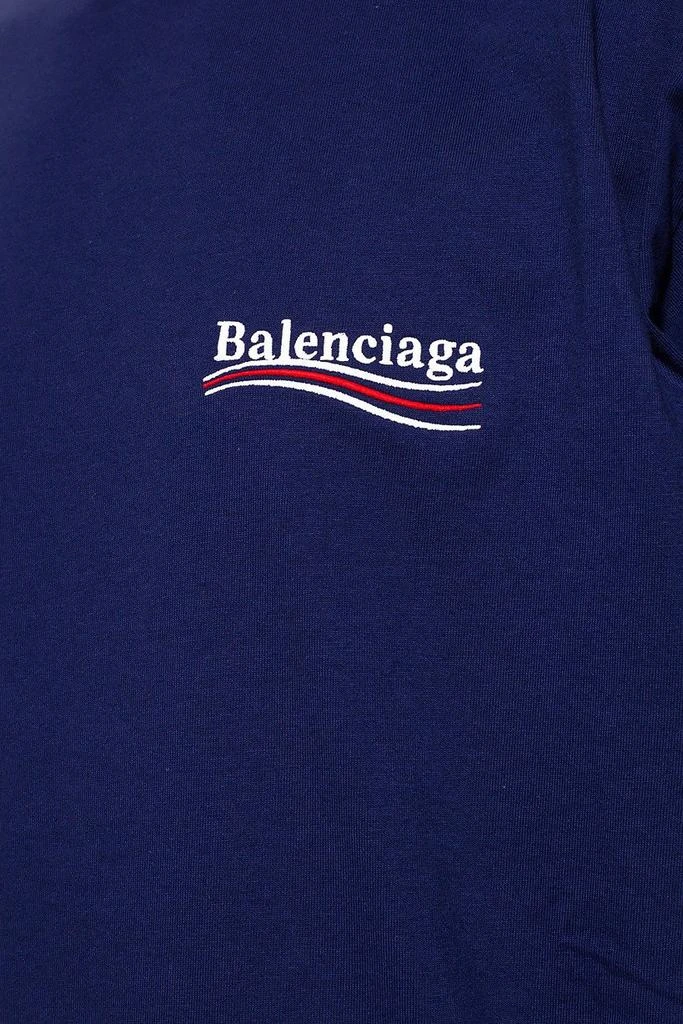 商品Balenciaga|Balenciaga Political Campaign Logo Printed Crewneck T-Shirt,价格¥3951,第4张图片详细描述
