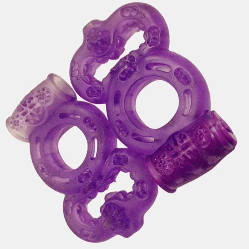 商品Vigor|Dual Pleasure Cock Ring for Men(Bulk 3 Sets) 3 PACK,价格¥249,第2张图片详细描述