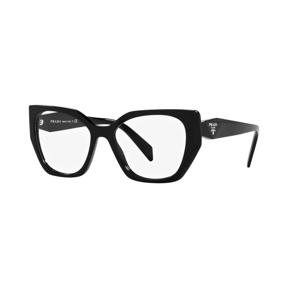商品Prada|PR 18WVF Women's Irregular Low Bridge Fit Eyeglasses,价格¥2597,第1张图片