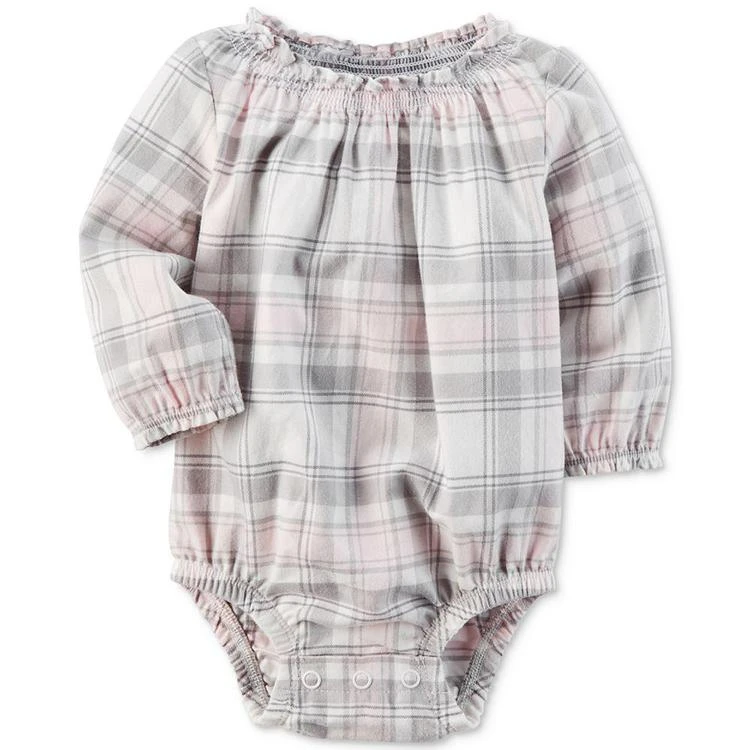 商品Carter's|2-Pc. Cotton Plaid Bodysuit & Corduroy Skirtall Set, Baby Girls,价格¥89,第2张图片详细描述