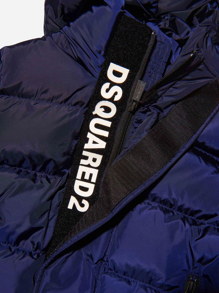 Dsquared2 Navy Kids Padded Jacket商品第3张图片规格展示