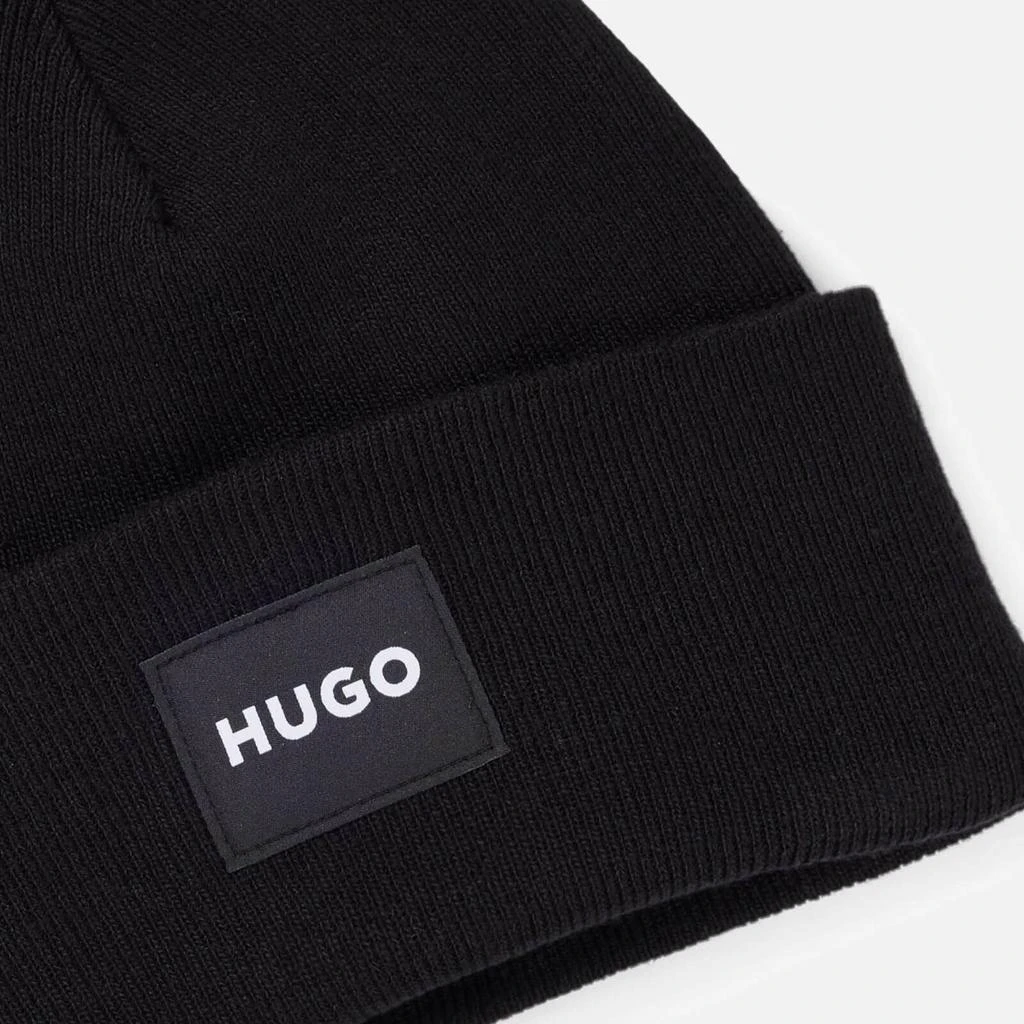 商品Hugo Boss|HUGO Xevon Ribbed-Knit Beanie,价格¥294,第4张图片详细描述