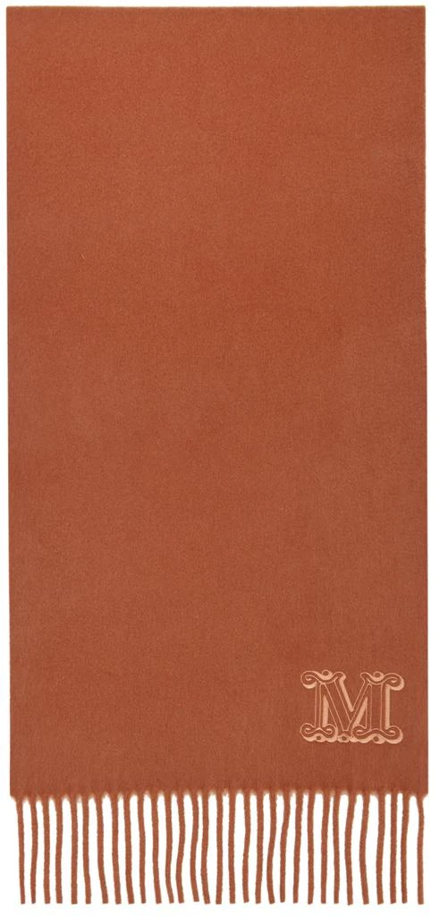 商品Max Mara|Orange Cashmere Scarf,价格¥1540,第1张图片