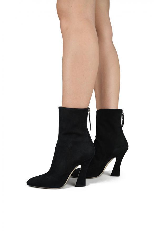 商品Fendi|Black nubuck boots - Shoe size: 35,5,价格¥3123,第4张图片详细描述