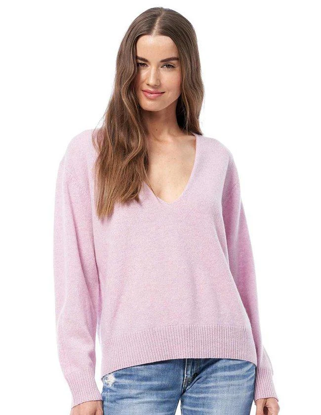 商品360 Cashmere|360 Cashmere - Keva v - neck jumper - wallflower,价格¥929,第1张图片