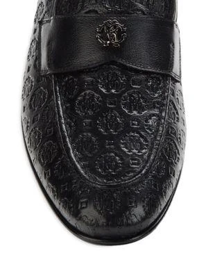 商品Roberto Cavalli|Embossed Leather Loafers,价格¥5222,第5张图片详细描述