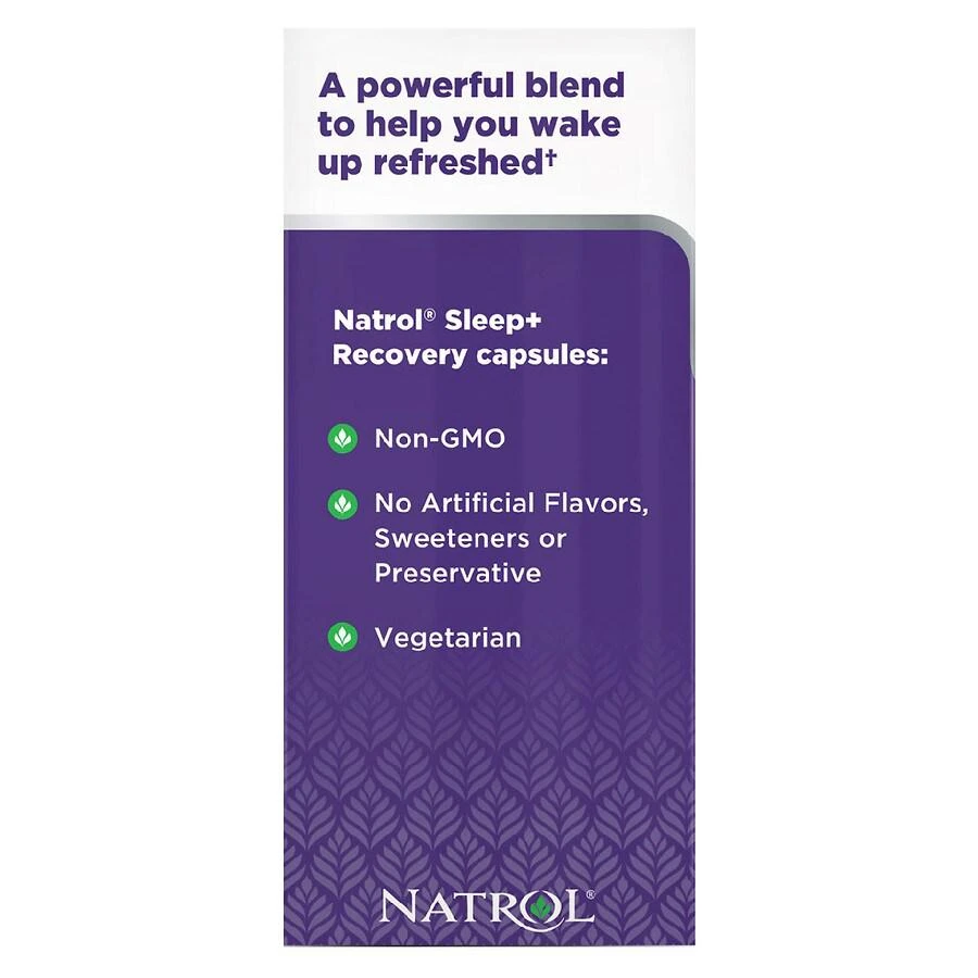 商品Natrol|Sleep+ Recovery Capsules,价格¥134,第3张图片详细描述