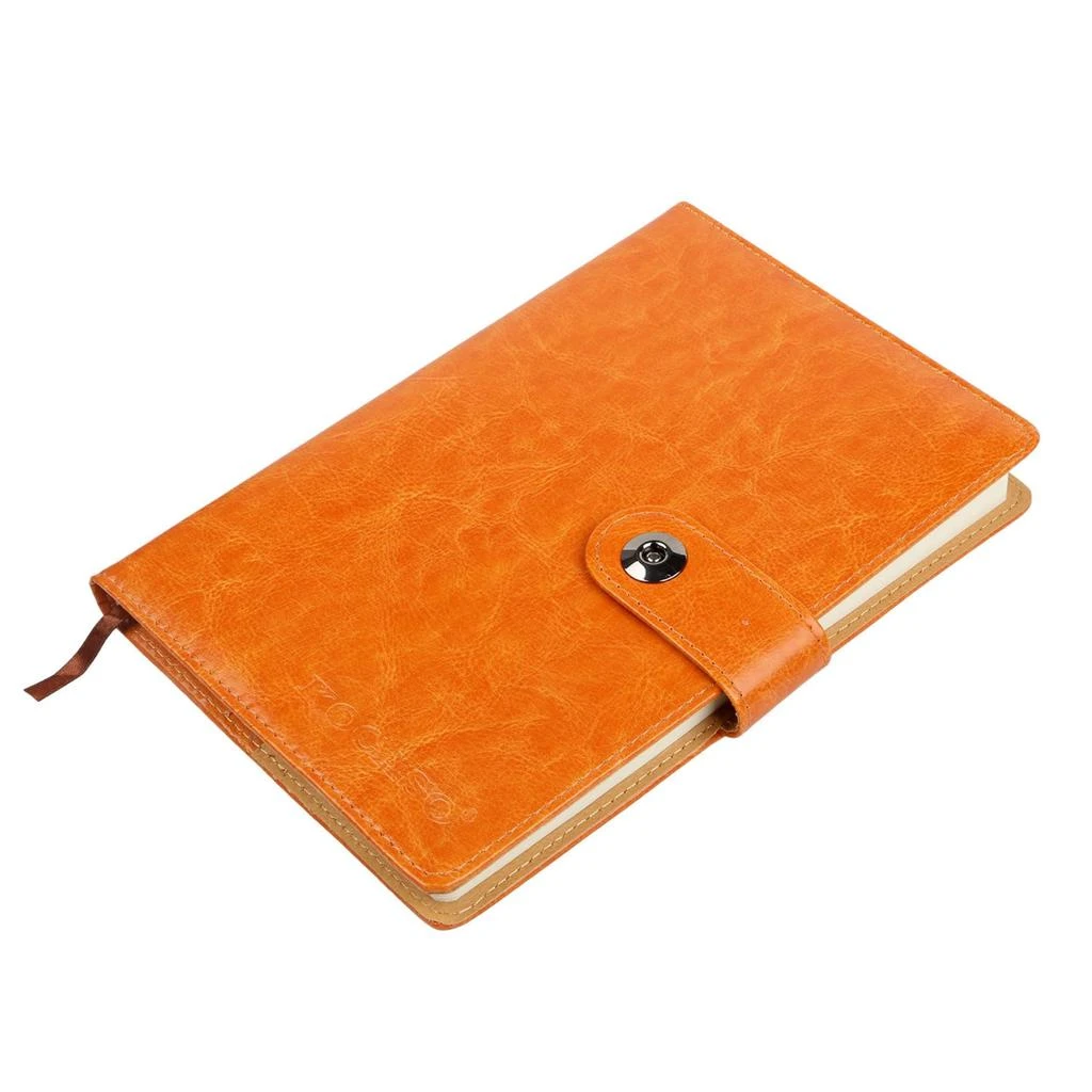 商品Global Bazaar|150 Pages PU Leather Cover Notebook with Calendar, World Map, and Silk Ribbon,价格¥216,第1张图片