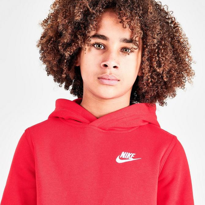 Boys' Nike Sportswear Club Fleece Pullover Hoodie商品第9张图片规格展示