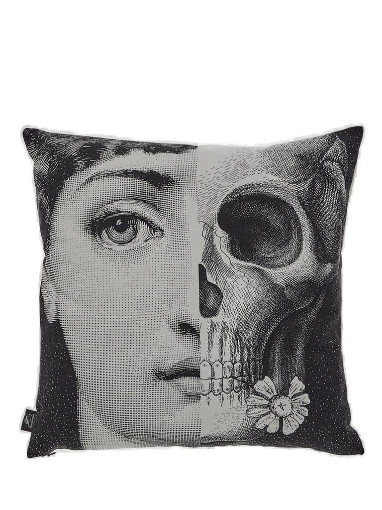 商品FORNASETTI|Fornasetti Face Print Square Cushion,价格¥1900,第1张图片