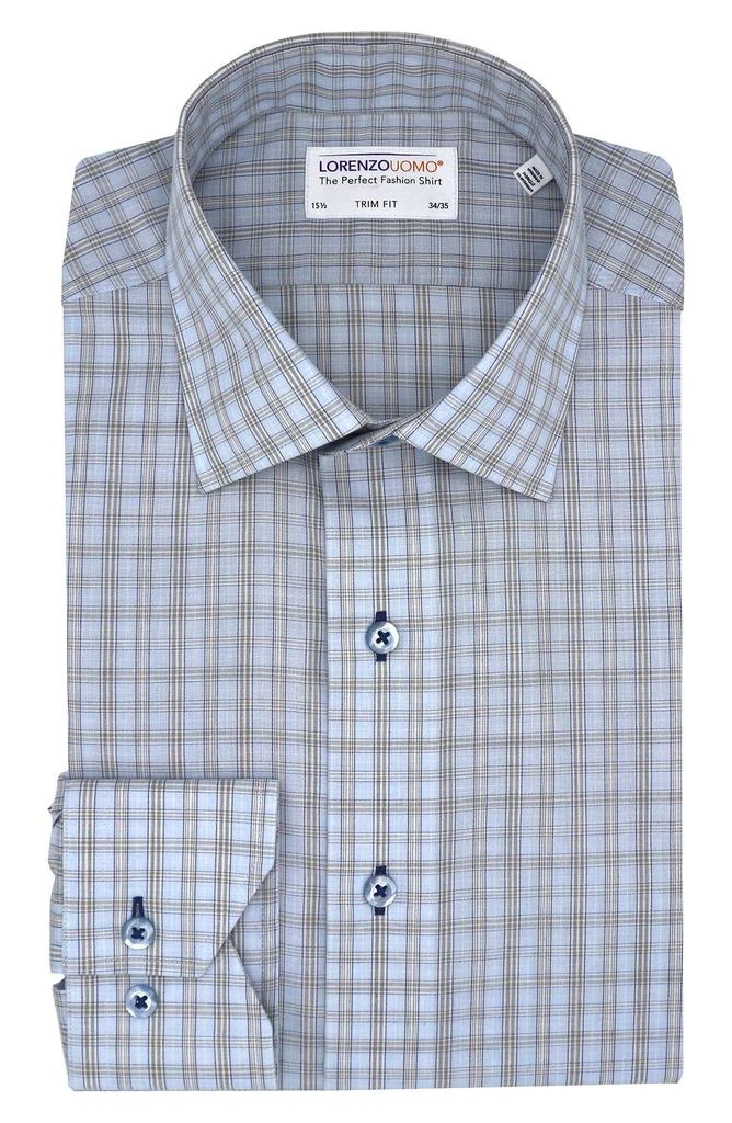 商品Lorenzo Uomo|Trim Fit Long Sleeve Perfect Button Front Dress Shirt,价格¥414,第1张图片
