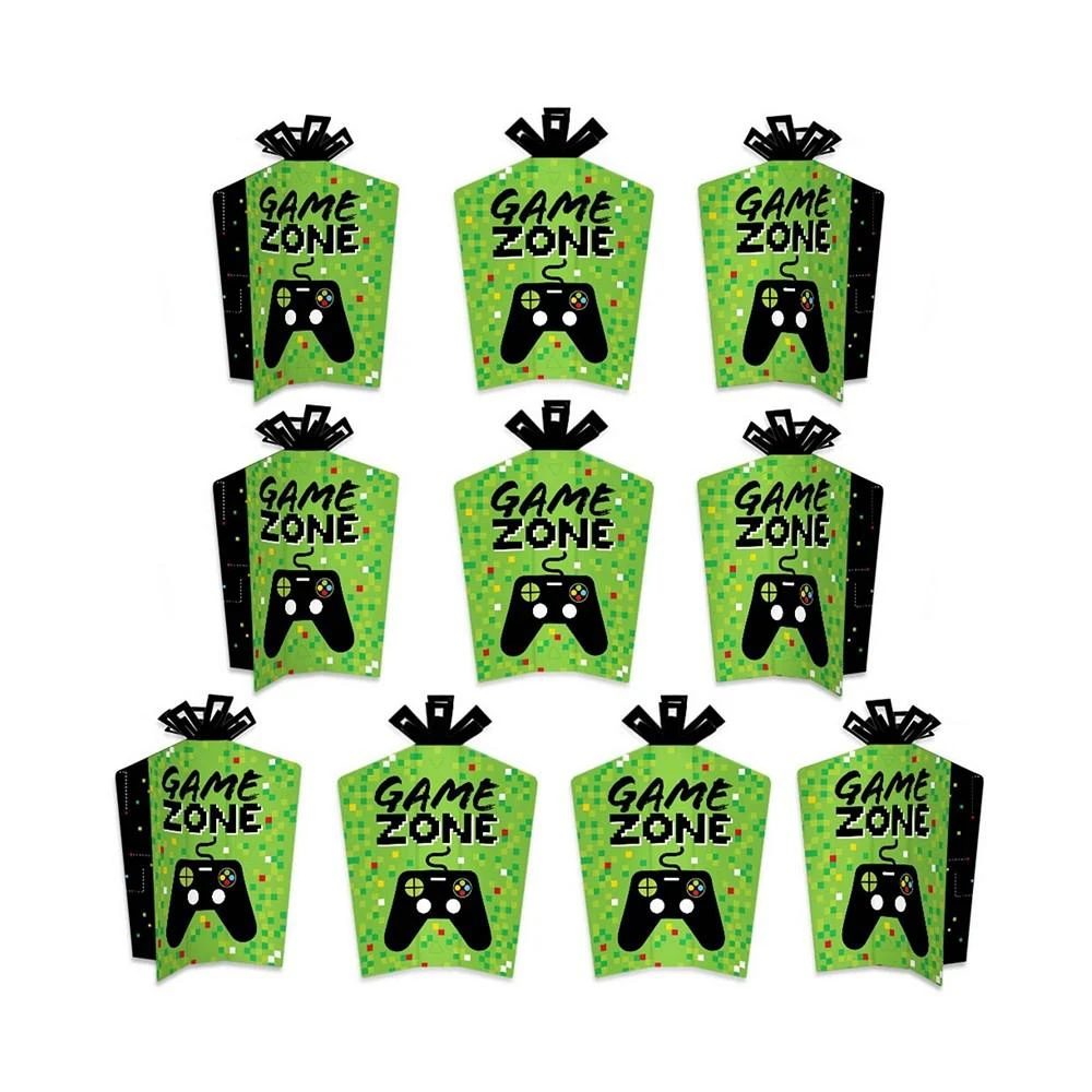 商品Big Dot of Happiness|Game Zone - Table Decor - Video Game Party Fold & Flare Centerpieces - 10 Ct,价格¥143,第1张图片