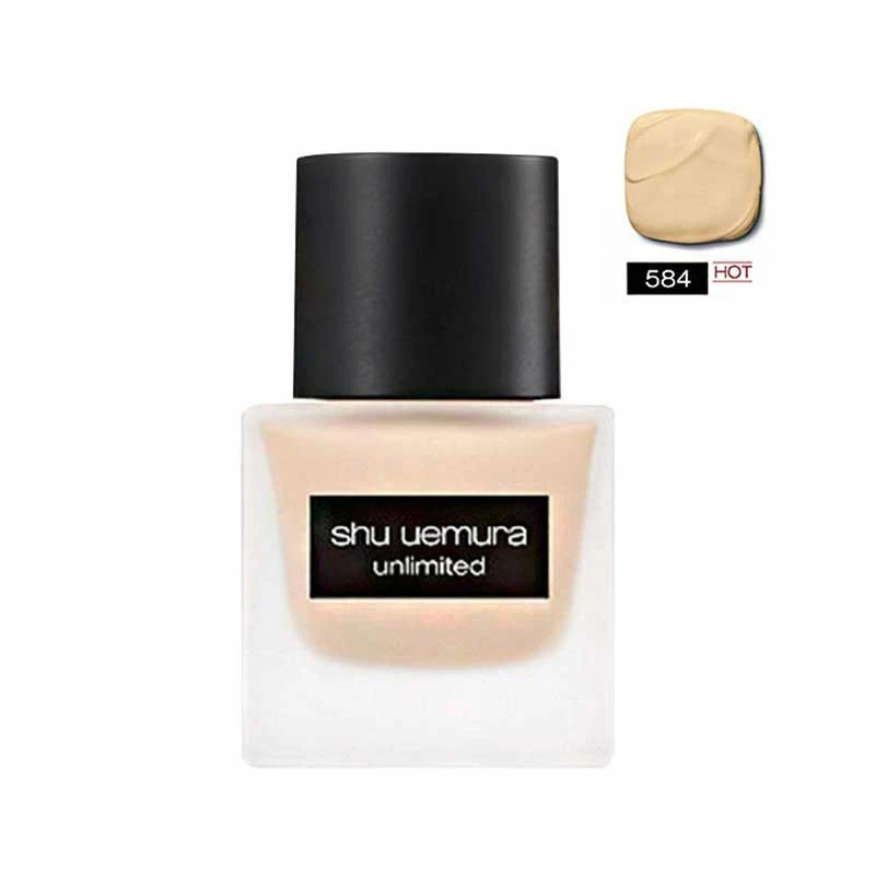 商品Shu Uemura|【包邮装】SHU UEMURA 植村秀 小方瓶轻透羽纱持妆粉底液 #584 持妆控油,价格¥336,第1张图片