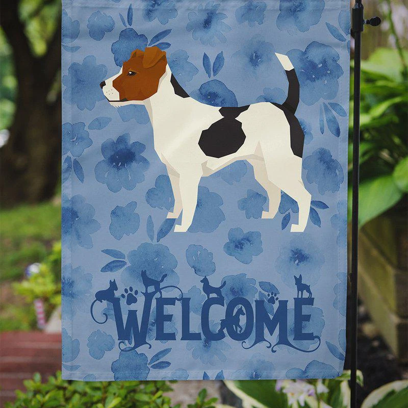 商品Caroline's Treasures|Jack Russell Terrier Welcome Garden Flag 2-Sided 2-Ply,价格¥135,第2张图片详细描述
