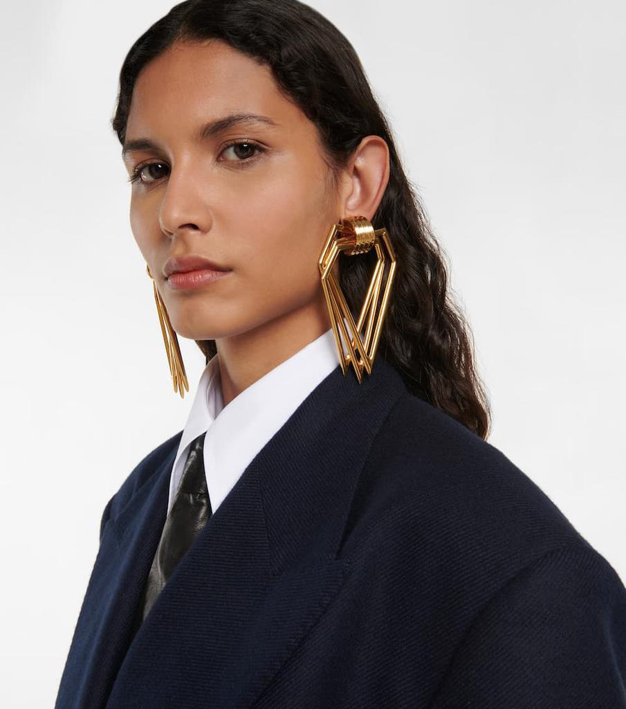 商品Gucci|Clip-on triangle earrings,价格¥6612,第5张图片详细描述