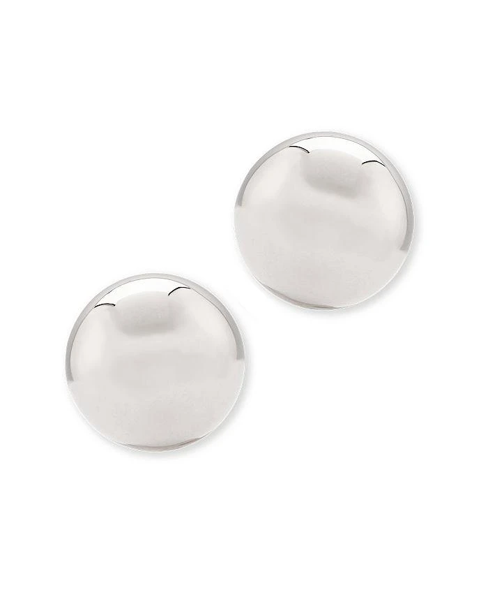 商品Bloomingdale's|Small Ball Stud Earrings in 14K White Gold,价格¥1395,第1张图片详细描述