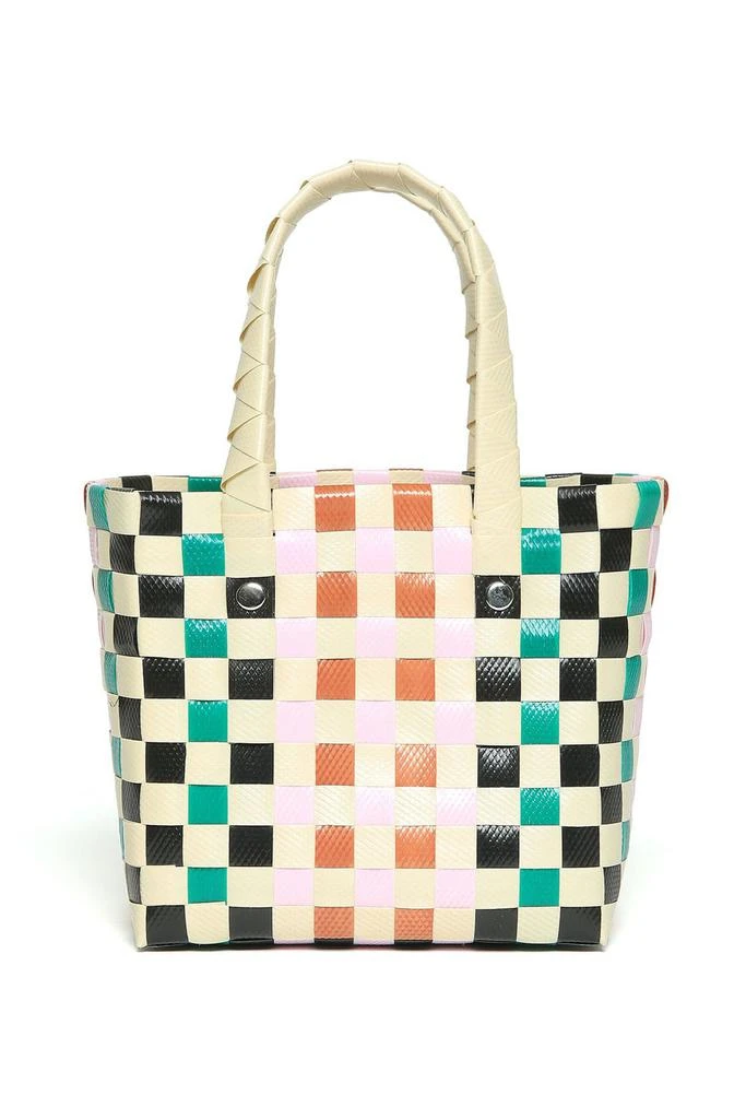 商品Marni|Marni Kids Logo-Patch Woven Tote Bag,价格¥641,第2张图片详细描述