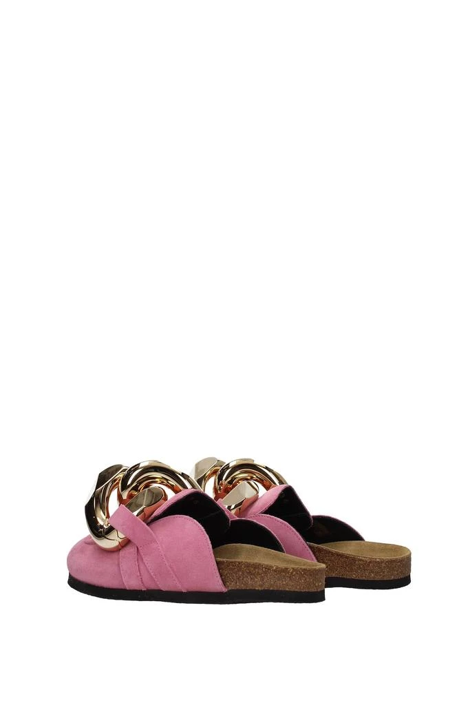 商品JW Anderson|Slippers and clogs Suede Pink,价格¥2051,第4张图片详细描述