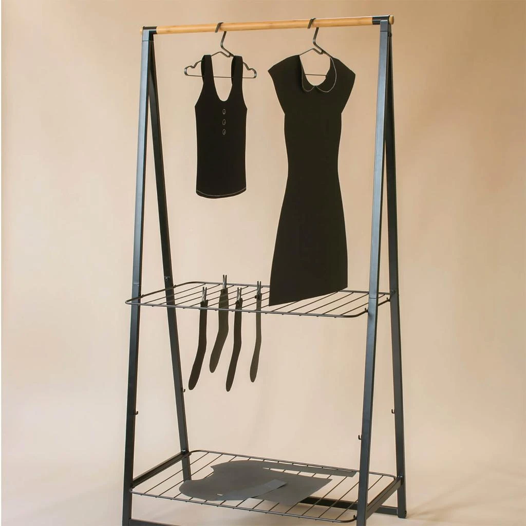 商品Brabantia|Brabantia Linn Clothes Rack - Matt Black - Large,价格¥1286,第5张图片详细描述