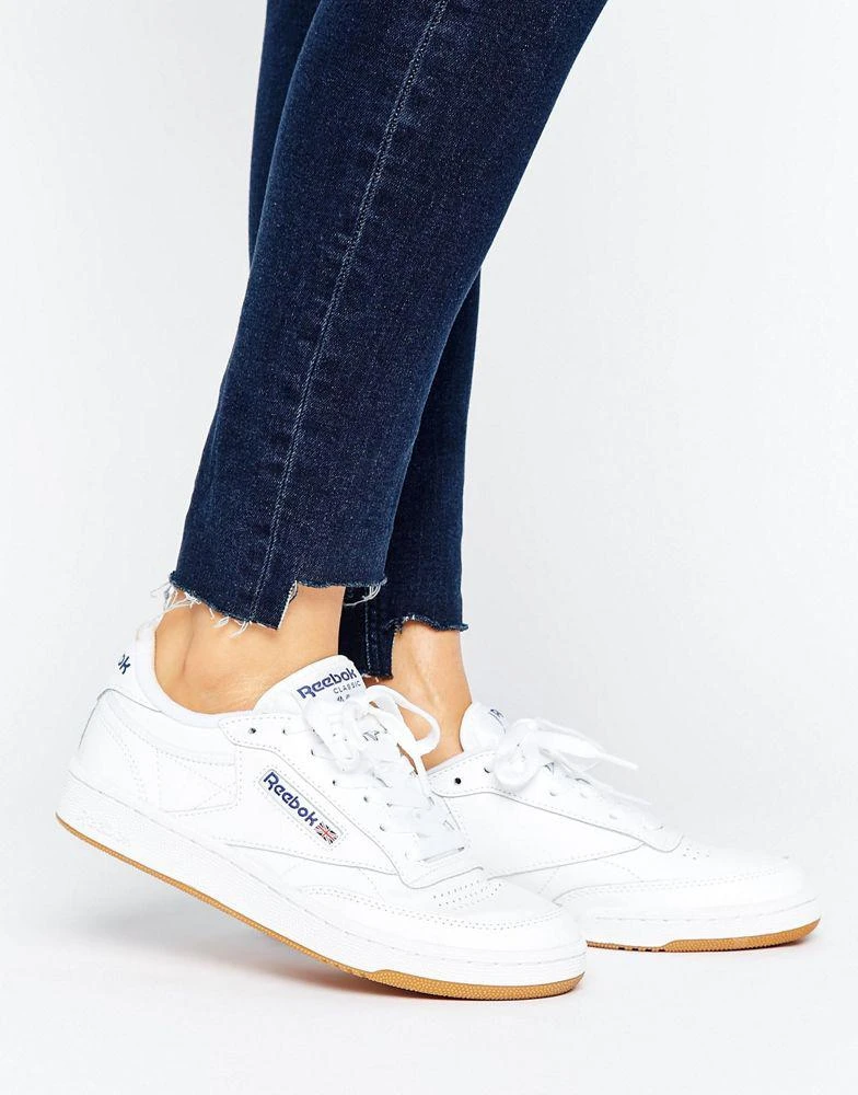 商品Reebok|Reebok Club C 85 Trainers With Gum Sole,价格¥673,第1张图片