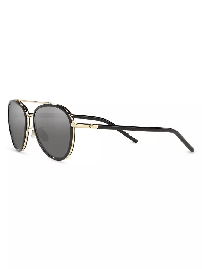 商品Tory Burch|57MM Aviator Sunglasses,价格¥1364,第4张图片详细描述