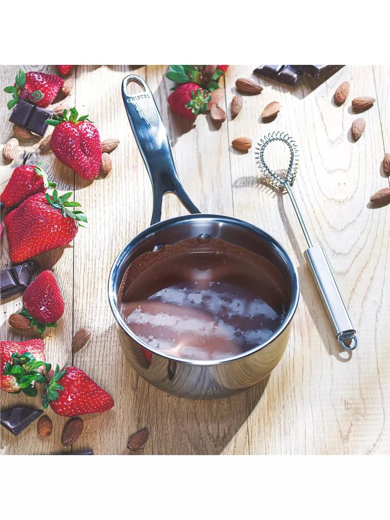 商品Cristel|Castel Pro Mini 0.9 Qt. Fixed-Handle Saucepan,价格¥1039,第5张图片详细描述