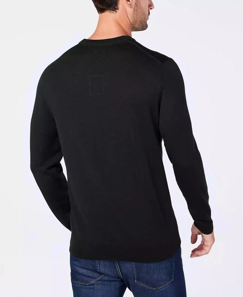 商品Club Room|Men's Solid Crew Neck Merino Wool Blend Sweater, Created for Macy's,价格¥268,第2张图片详细描述