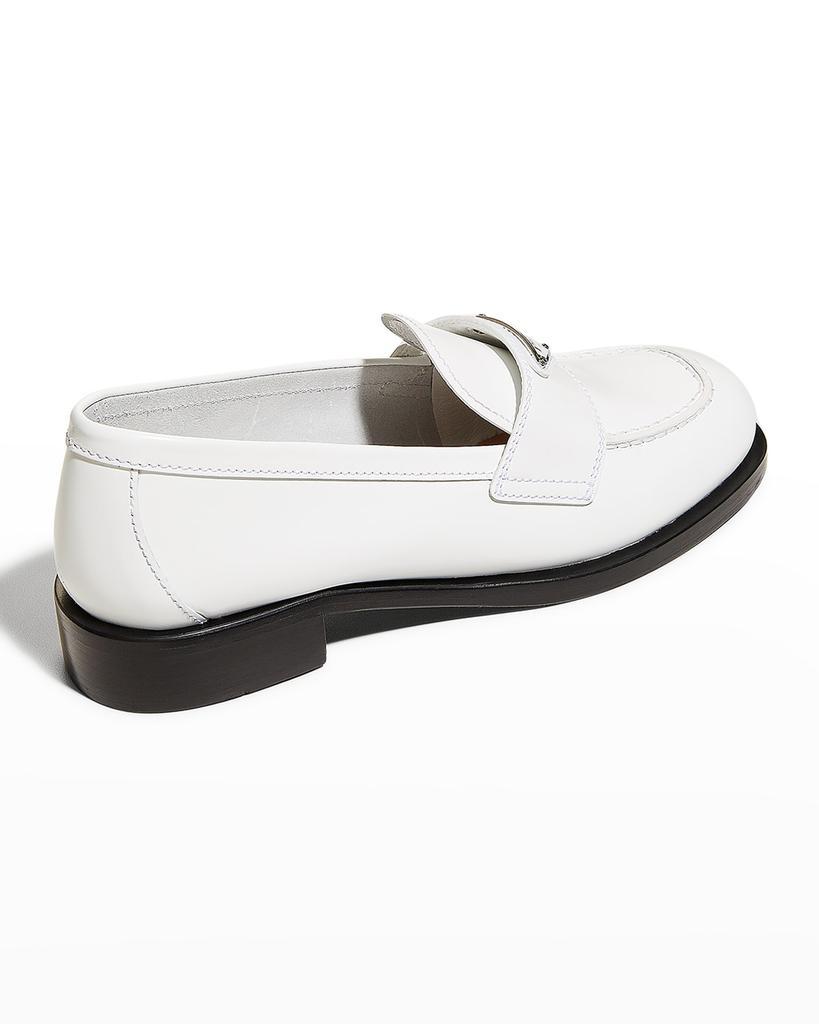 商品Prada|Calfskin Logo Flat Loafers,价格¥8047,第5张图片详细描述